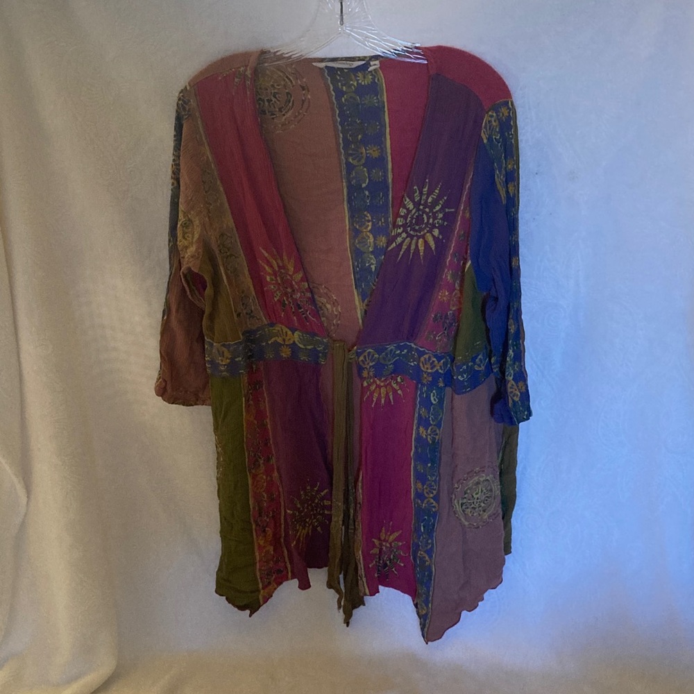Soft Surroundings Multicolor Bohemian Top